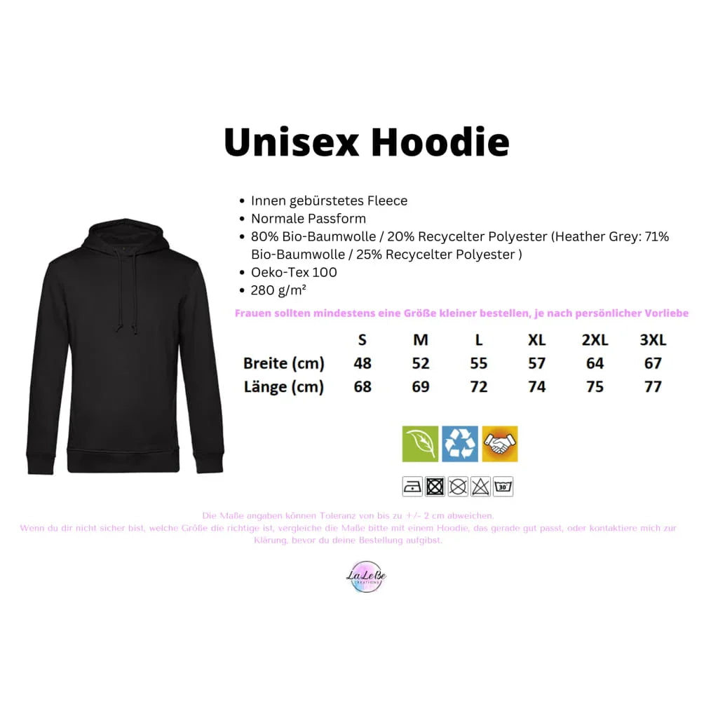 Personalisierter Hoodie für Patenonkel oder Patentante - lalebecreations.de