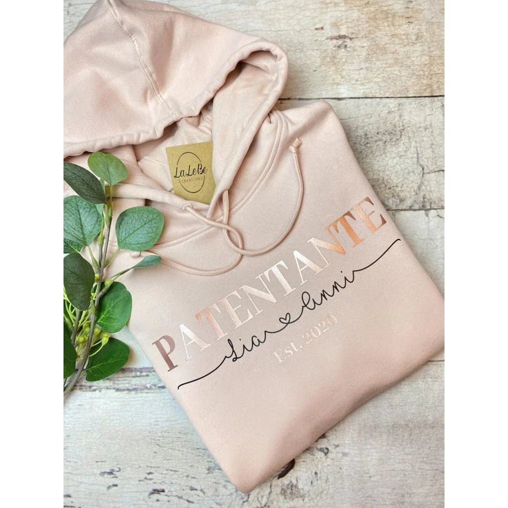 Personalisierter Hoodie für Patenonkel oder Patentante