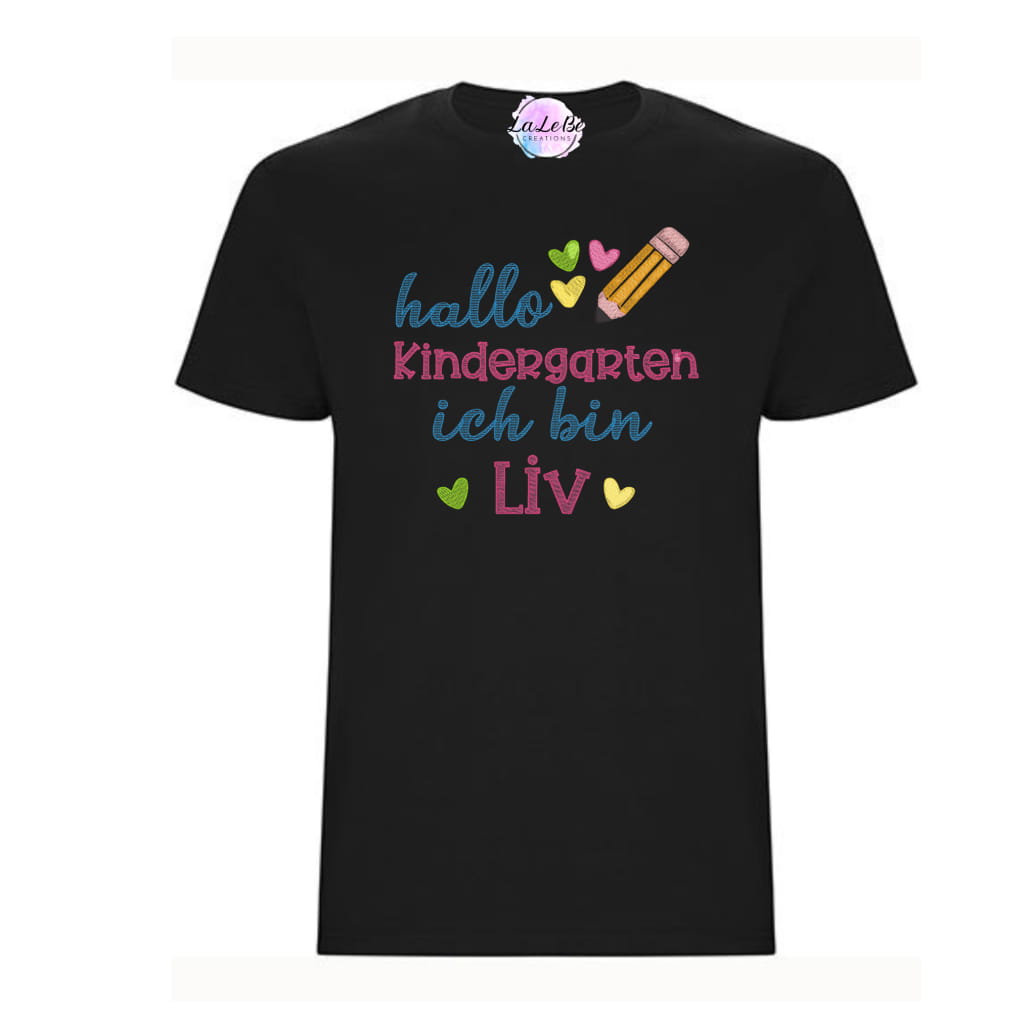 Personalisiertes Kinder T-Shirt Erster Kindergarten