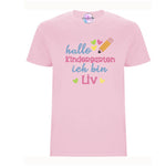 Personalisiertes Kinder T-Shirt Erster Kindergarten oder Schultag - lalebecreations.de