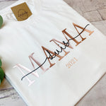 Personalisiertes Mama T-Shirt - lalebecreations.de