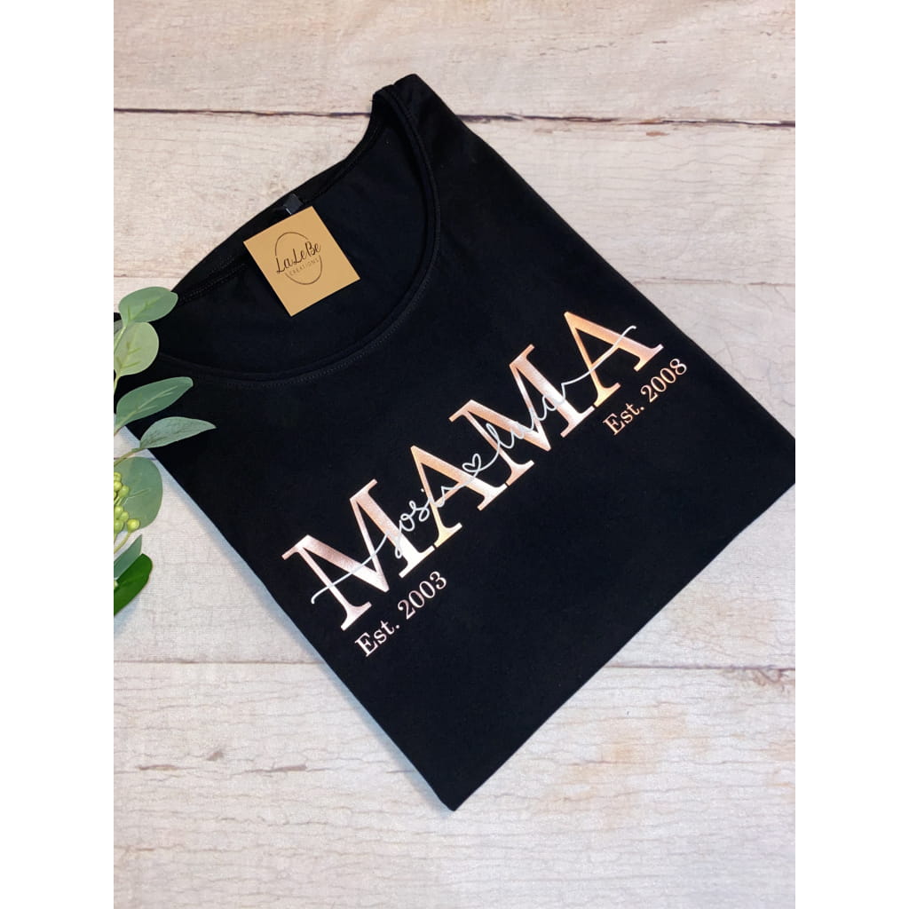 Personalisiertes Mama T-Shirt