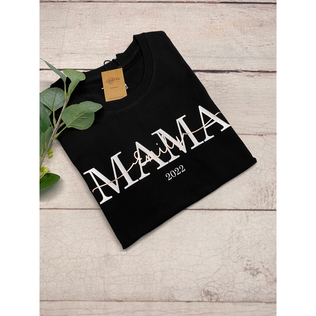 Personalisiertes Mama T-Shirt - lalebecreations.de