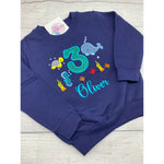Personalisiertes Meeres - Sweatshirt für Kinder - lalebecreations.de