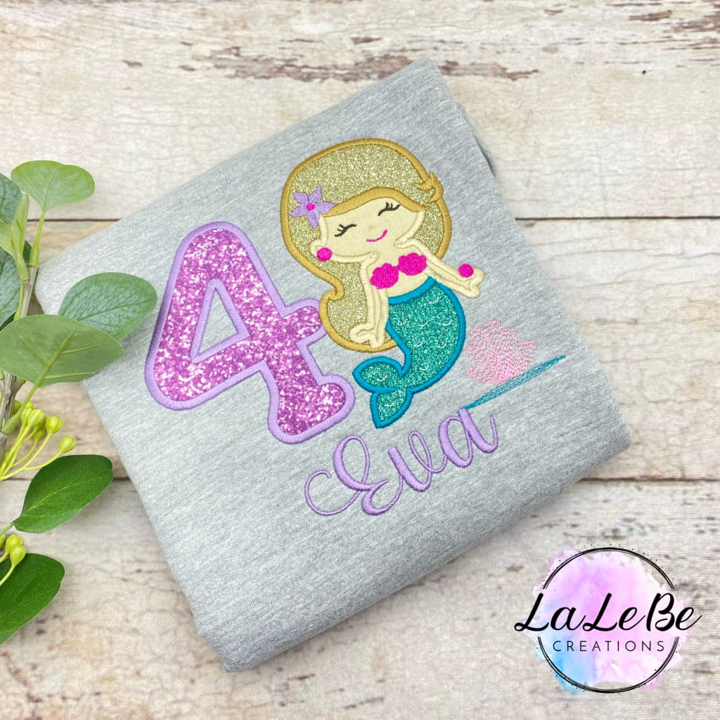 Personalisiertes Meerjungfrau - Sweatshirt - lalebecreations.de