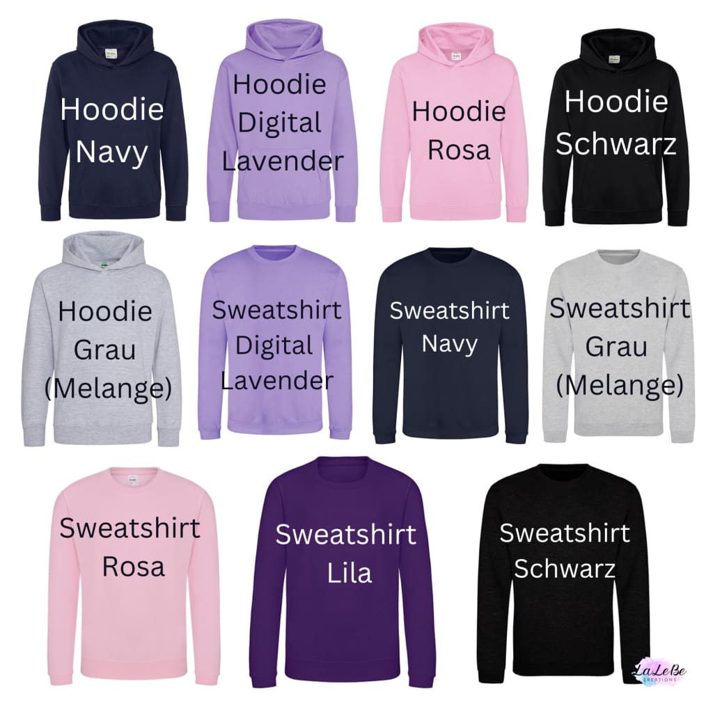 Personalisiertes Pferd - Hoodie für Mädchen - lalebecreations.de