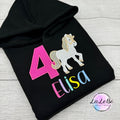 Personalisiertes Pferd-Hoodie für Mädchen
