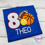 Personalisiertes Sport - T-Shirt für Jungen - lalebecreations.de