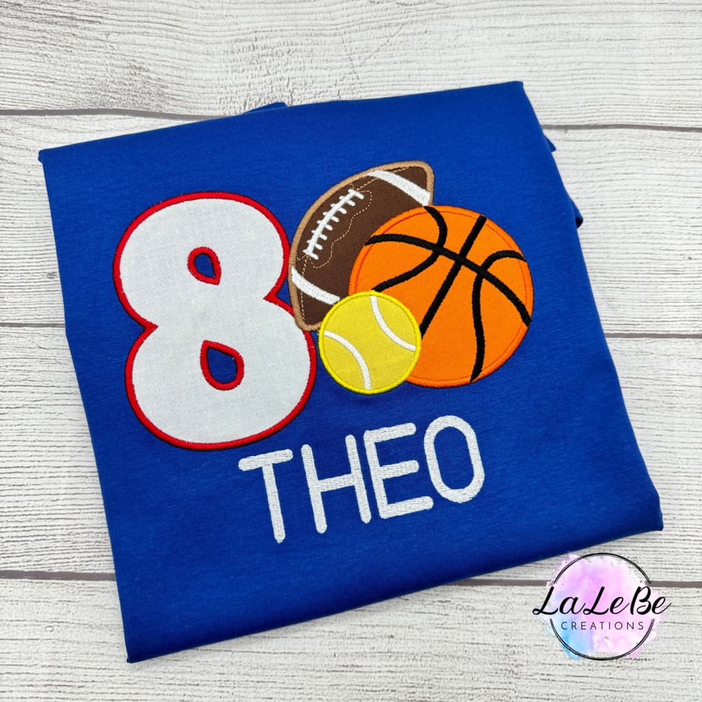Personalisiertes Sport - T-Shirt für Jungen - lalebecreations.de