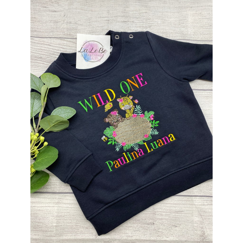 Personalisiertes "Wild One" Geburtstags - Pullover - lalebecreations.de