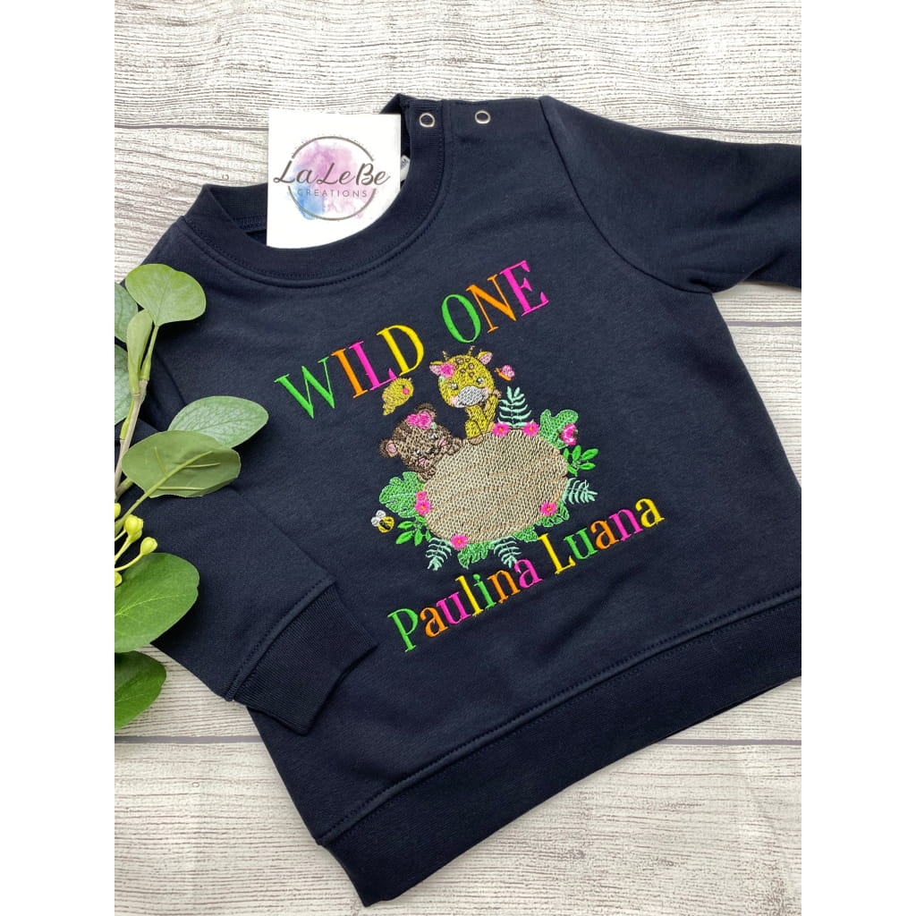 Personalisiertes "Wild One" Geburtstags - Pullover - lalebecreations.de