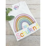 Schulkind Regenbogen T-Shirt - lalebecreations.de
