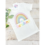 Schulkind Regenbogen T-Shirt - lalebecreations.de