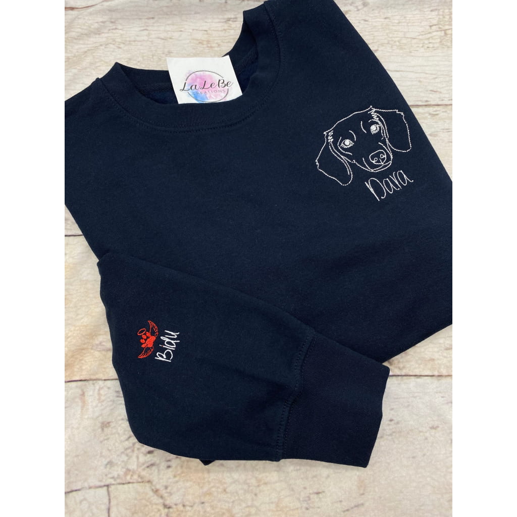 Sweatshirt für Hundeeltern mit Rassenmotiv