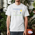 T-Shirt mit Kinderzeichnung bestickt: Einzigartiges