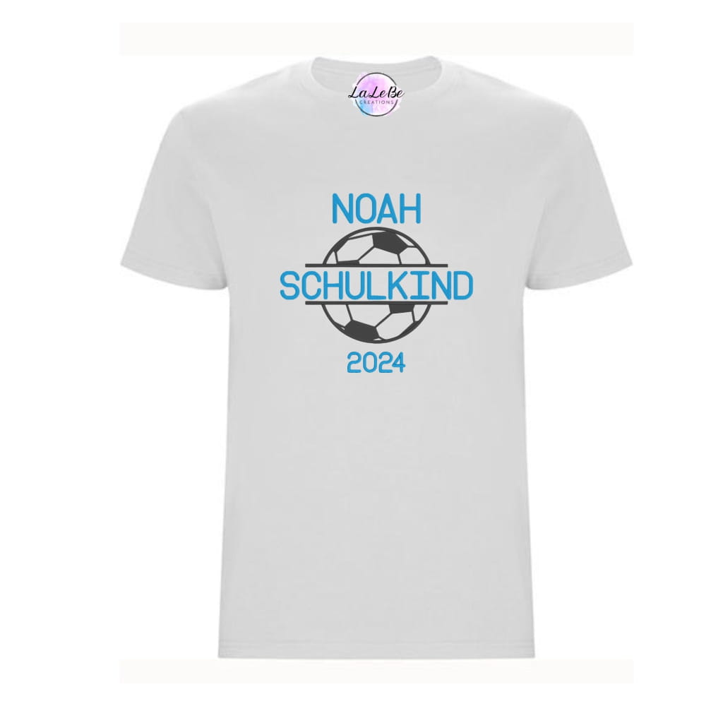 T-Shirt zum ersten Schultag mit Fußballmotiv - lalebecreations.de