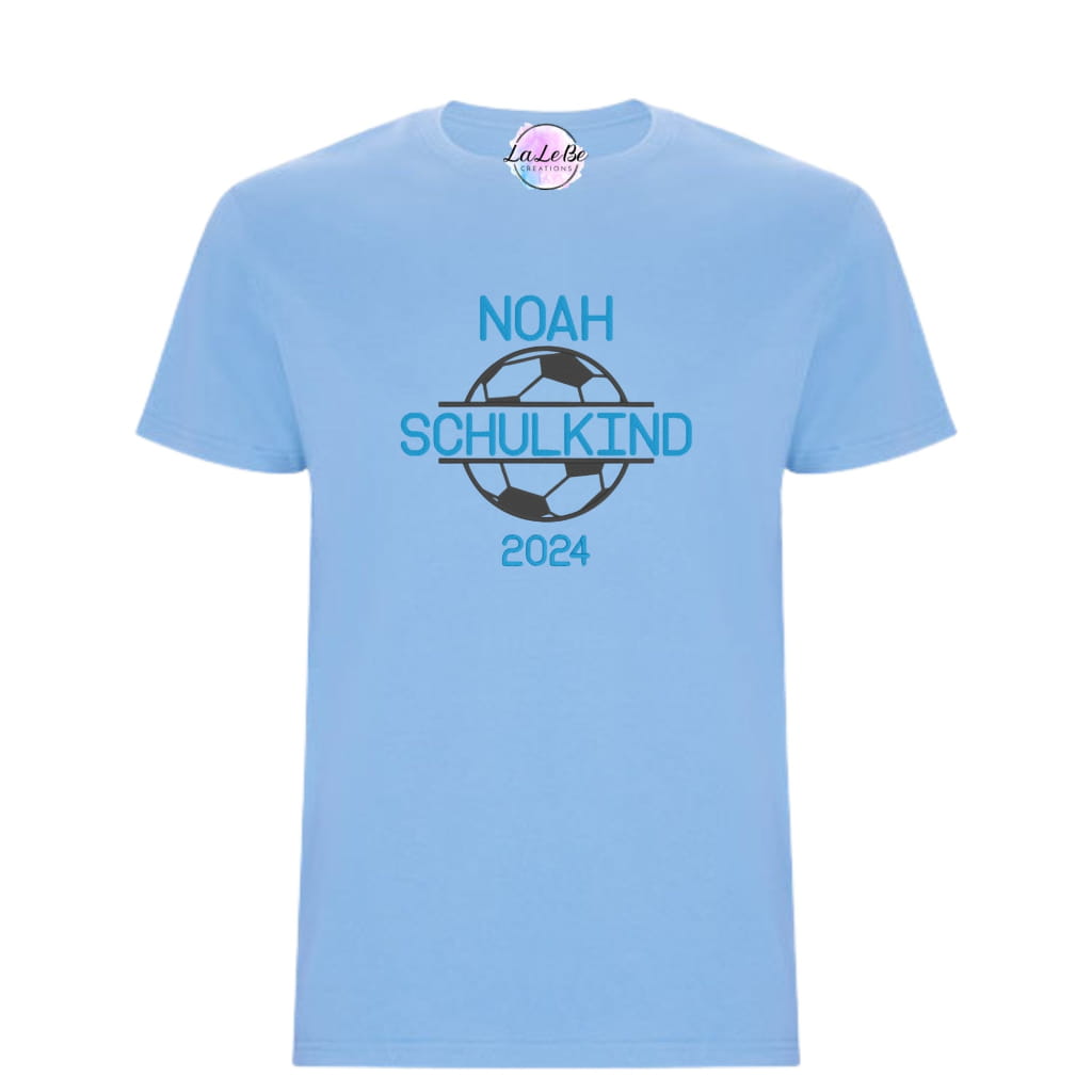 T-Shirt zum ersten Schultag mit Fußballmotiv - lalebecreations.de