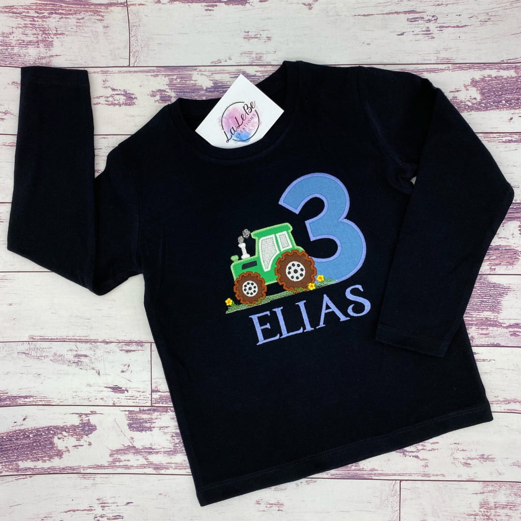 Traktor Geburtstagsshirt für Kinder - lalebecreations.de
