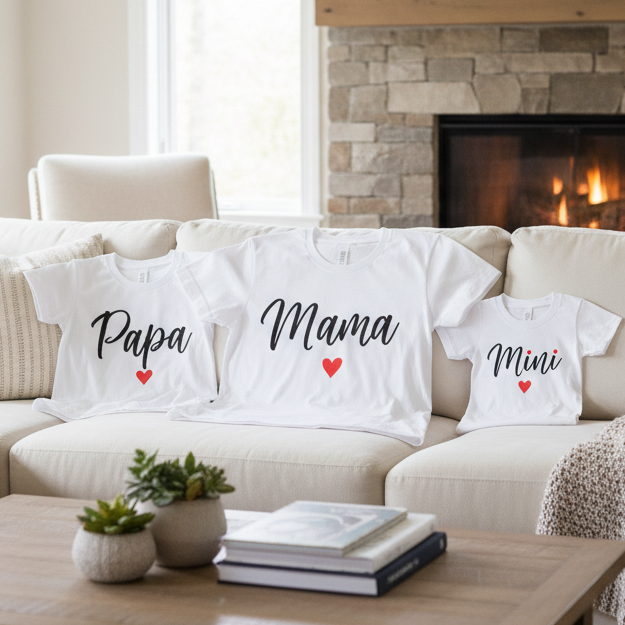 Familienoutfit Mama Papa Mini