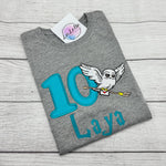 Zauberer - Eule Geburtstagsshirt - lalebecreations.de